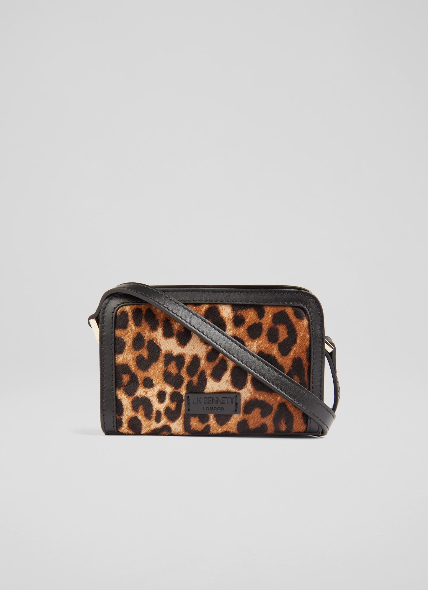 Leopard calf hair crossbody sale